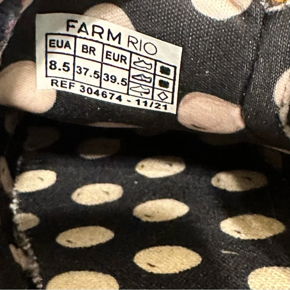 FARM Rio Colorful Patterned Mules - Picture 5 of 7